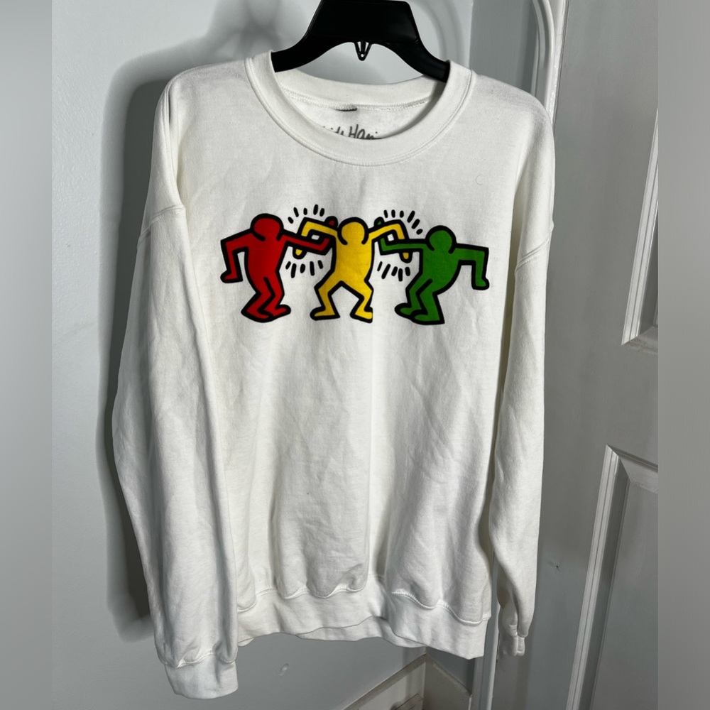 KEITH HARING men’s sweatshirt - Size MEDIUM